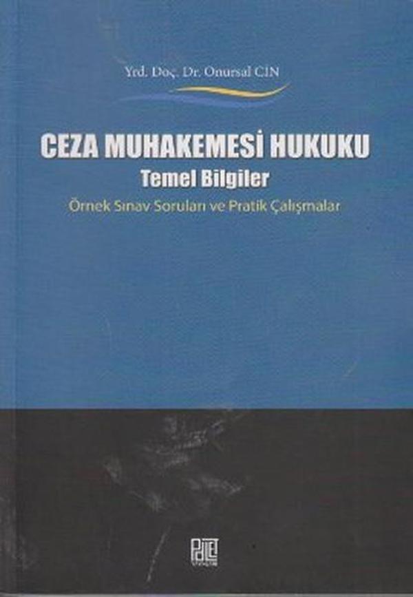 Ceza Muhakemesi Hukuku - Temel Bilgiler - Palet Yayınları - Image 1