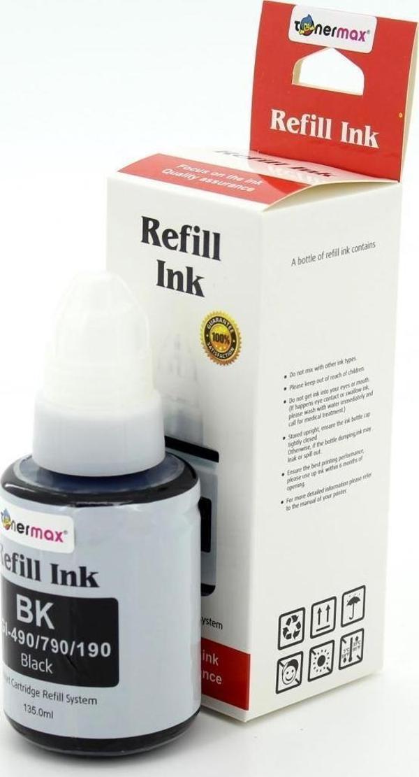Canon GI-490 - 590 Siyah Muadil Mürekkep/ Pixma G1400 / G2400 / G3400 - Image 1