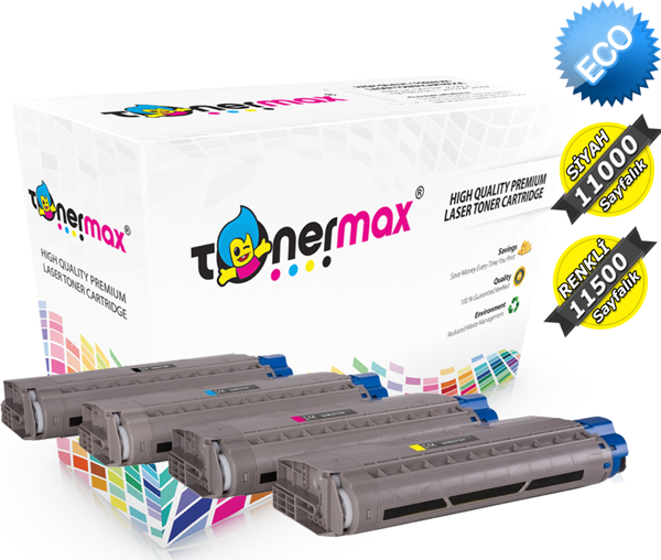 Oki C712 Muadil Toner Set - Image 1