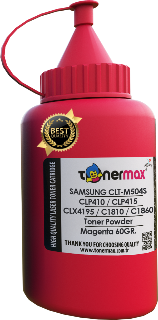Samsung CLT-M504S Toner Tozu Kırmızı/ CLP-410 / CLP-415 / CLX-4100 / CLX-4195 / C1860 / C1810 - Image 1
