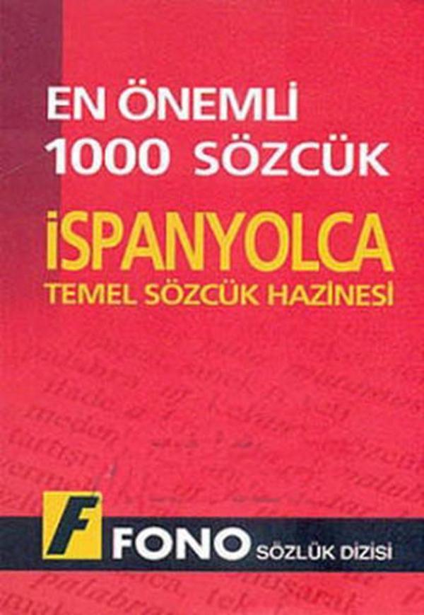 İspanyolcada En Önemli 1000 Sözcük - Fono Yayınları - Image 1