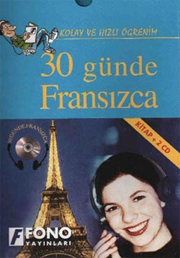 30 Günde Fransızca (kitap + 2 CD) - Kutulu - Fono Yayınları - Image 1