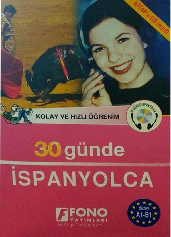 30 Günde İspanyolca Kitap+CD - Fono Yayınları - Image 1