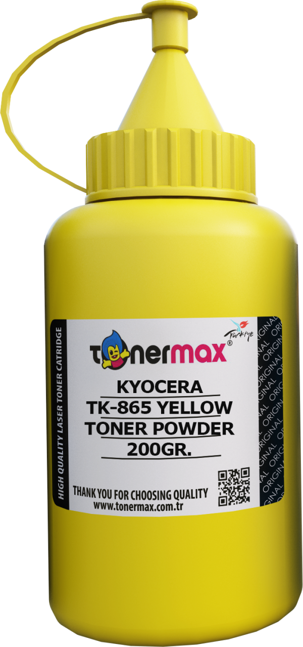 Kyocera Mita TK-865 / TASKalfa 250ci / 300ci Sarı Toner Tozu - Image 1