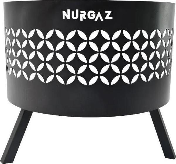 NURGAZ ORMAN ŞÖMİNESİ YILDIZ DESENLİ - Image 1