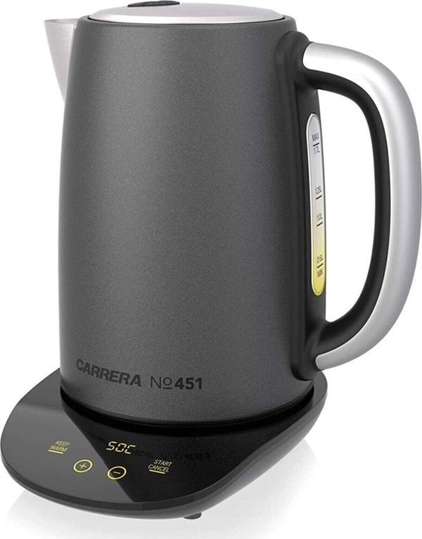 Carrera No:451 Kettle 1.7 Litre 2200 Watt Gri 20422011 - Image 1