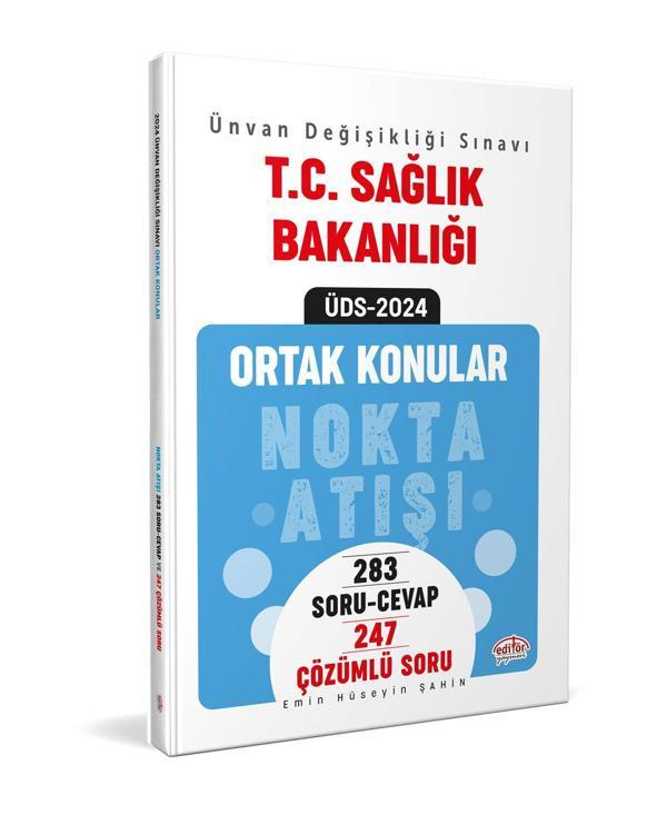 Editör Yayınları T.C. Sağlık Bakanlığı Unvan Değişikliği Sınavı Ortak Konular Nokta Atışı Soru Cevap Soru Bankası - Editör - Image 1