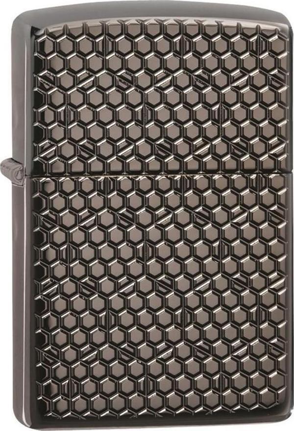 Zippo Çakmak 49021 Hexagon Design - Image 1