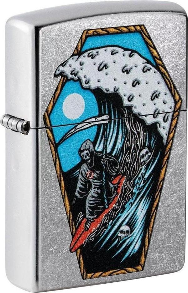 Zippo Çakmak 49788 Reaper Surfer Design - Image 1