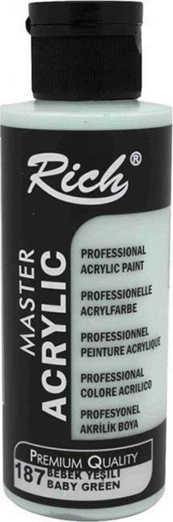 Rich Master Akrilik Boya Bebek Yeşili 120ml - Image 1