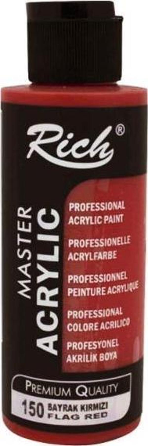 Rich Master Akrilik Boya Bayrak Kırmızı 60cc - Image 1