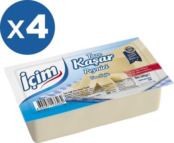 İçim Kaşar Peyniri 600 gr x 4 Adet - Image 1