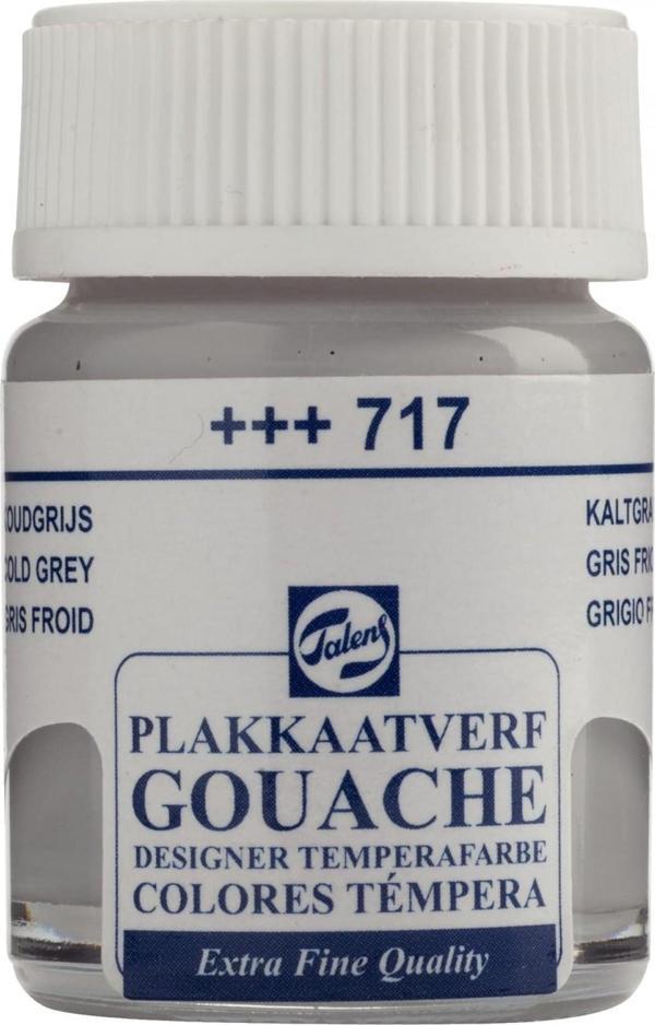 Talens Gouache Jar 16ml Guaj Boya Cold Grey / 717 - Image 1