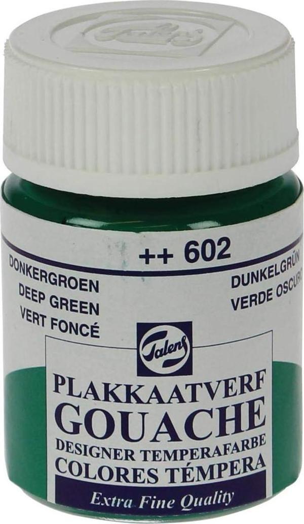 Talens Gouache Jar 16ml Guaj Boya Deep Green / 602 - Image 1