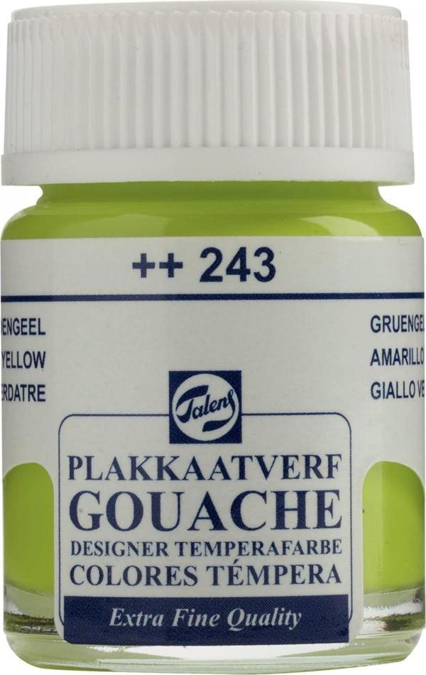 Talens Gouache Jar 16ml Guaj Boya Greenish Yellow / 243 - Image 1
