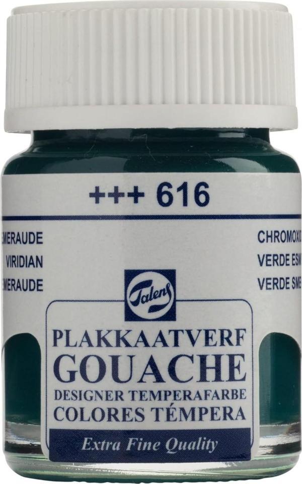 Talens Gouache Jar 16ml Guaj Boya Viridian / 616 - Image 1