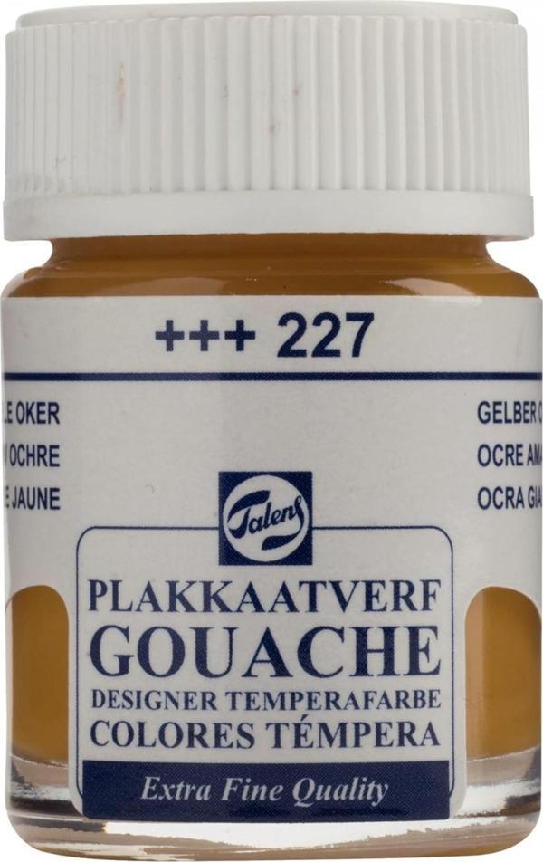 Talens Gouache Jar 16ml Guaj Boya Yellow Ochre / 227 - Image 1