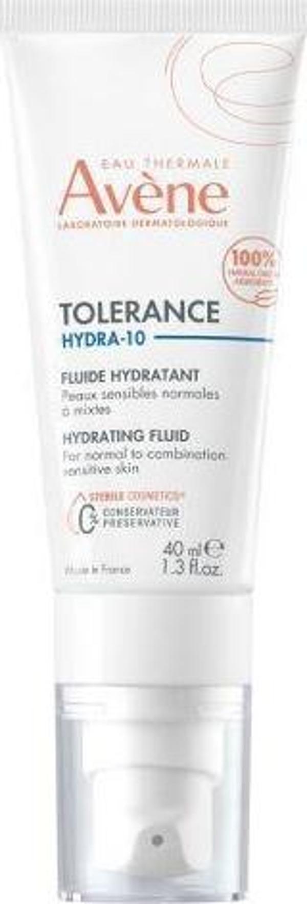 Avene Tolerance Hydra-10 Hydrating Fluid Krem 40 m  - Image 1