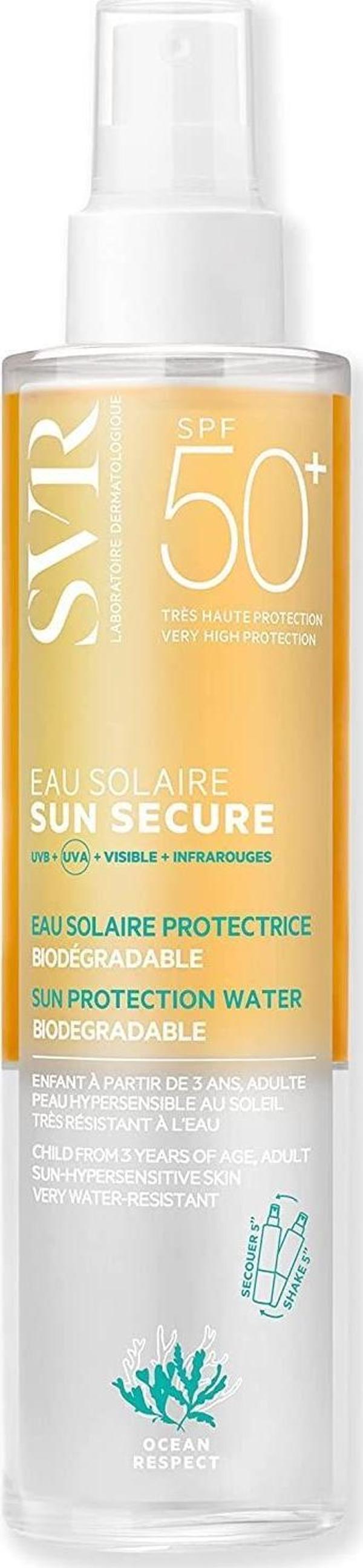 SVR Sun Secure Eau Solaire SPF 50 Faktör Güneş Suyu 200 ml  - Image 1