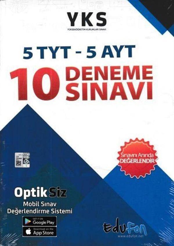 Edufon YKS 10 Defneme Sınavı (5 TYT - 5 AYT) - Edufon - Image 1
