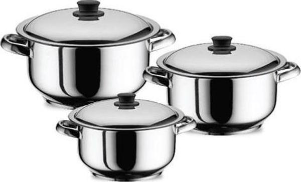 Hascevher Arian Middle Karizma  Tencere Seti (18/20/22 cm) - Image 1