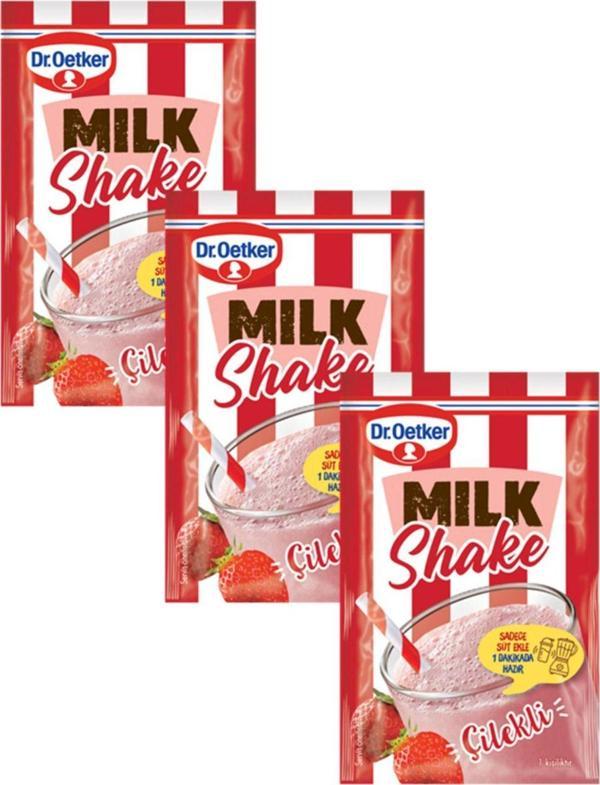 Dr. Oetker Çilekli Milkshake 3'lü - Image 1