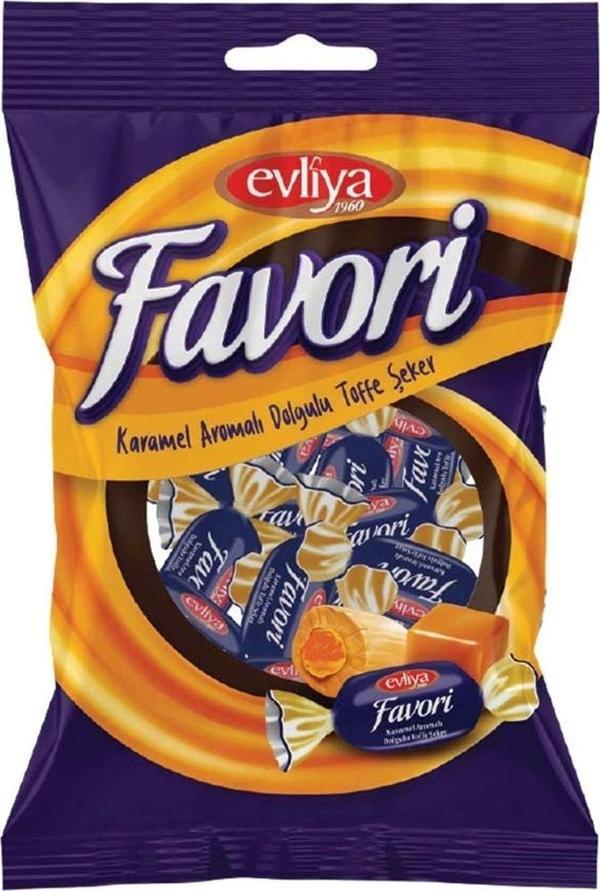 Evliya Şekerleme Evliya Favori Karamel Aromalı Dolgulu Toffe Şeker 350 G - Image 1