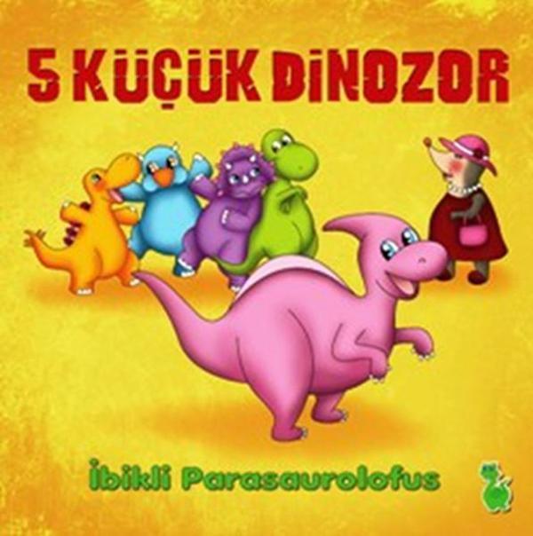 5 Küçük Dinozor - İbikli Parasaurolofus - Yeşil Dinozor - Image 1