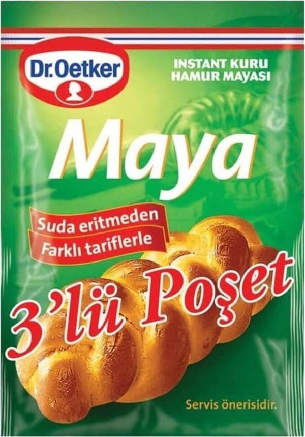 Dr. Oetker Kuru Maya 10 gr. 3'lü Paket - Image 1