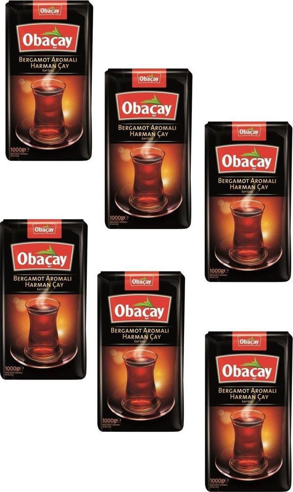 Obaçay Bergamot Aromalı Çay 1000 G. x 6 - Image 1