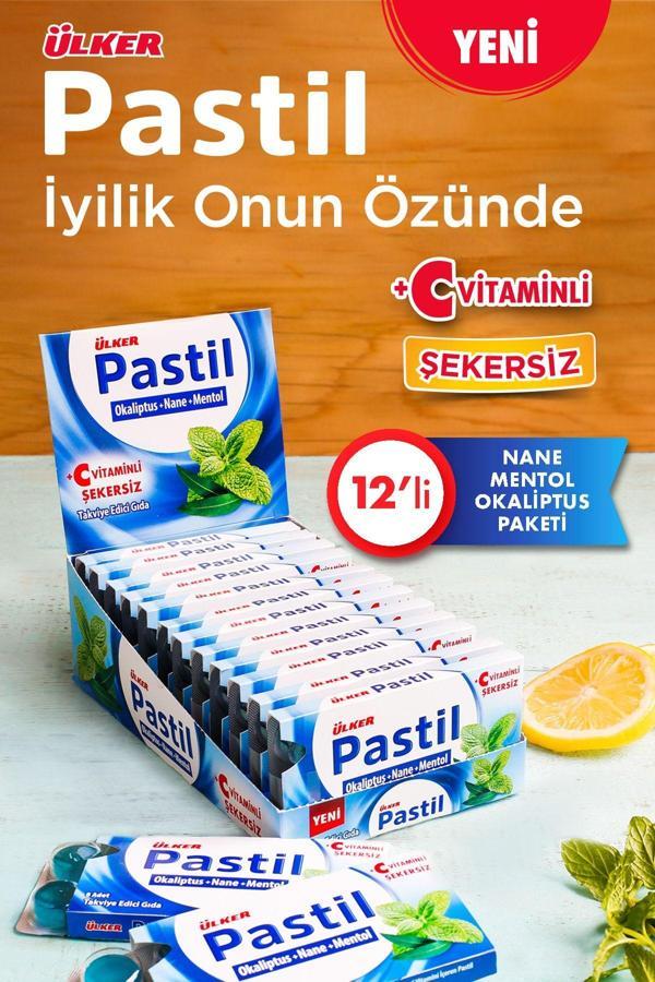 Ülker Pastil Okaliptus&nane&mentol X12 Adet - Image 1