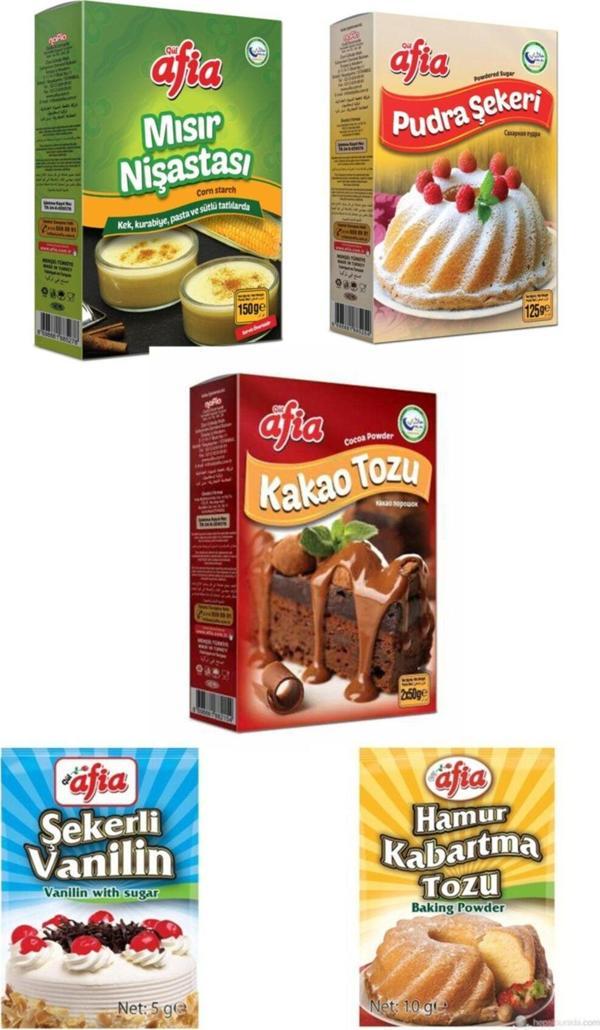 AFİA Helal Sertifikalı Ürünler Kurabiye Malzeme Paketi - Image 1