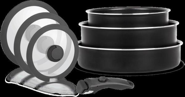LEGGNO AIO2252SET7 ALL-IN-ONE TITANIUM 7 PARÇA SIĞ TENCERE SETİ - Image 1