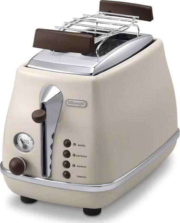 Delonghi CTOV 2103.BG Icona Vintage Ekmek Kızartma Makinesı - Image 1