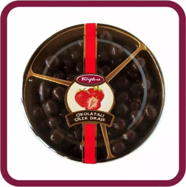 Tuğba Kuruyemiş Çikolatalı Çilek Draje 150 gr - Image 1
