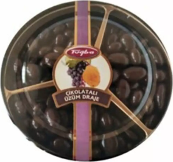 Tuğba Kuruyemiş Çikolatalı Üzüm Draje 160 gr - Image 1