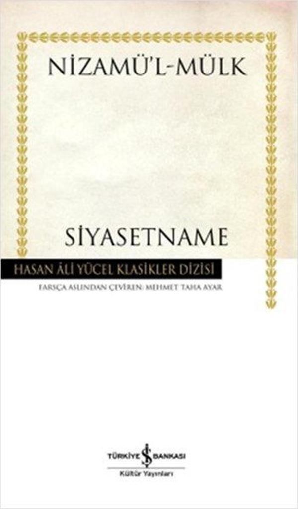 Siyasetname - Hasan Ali Yücel Klasikleri - İş Bankası Kültür Yayınları - Image 1