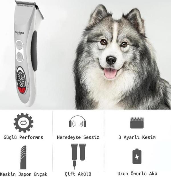 Evcil Havyan Pet Köpek Kedi Kırkma Çift Akülü Tıraş Makinesi CAC-868 - Image 1