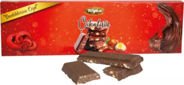 Tuğba Kuruyemiş Fındıklı Özel Kırma Çikolata 210 gr - Image 1