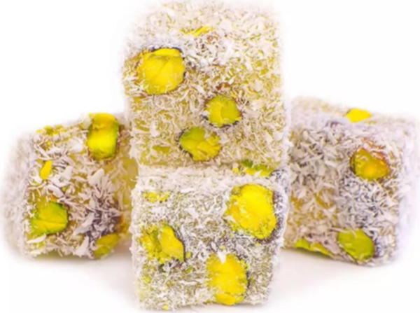 Tuğba Kuruyemiş Hc Antep Fıstıklı Lokum 250 gr (Turkish Delight ) - Image 1