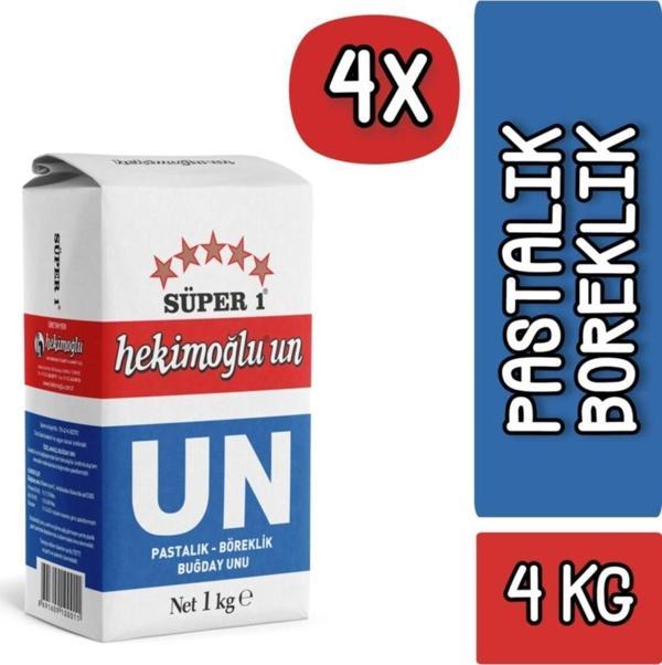 Hekimoğlu Un Pastalık - Böreklik Buğday 1 kg 4 Adet - Image 1