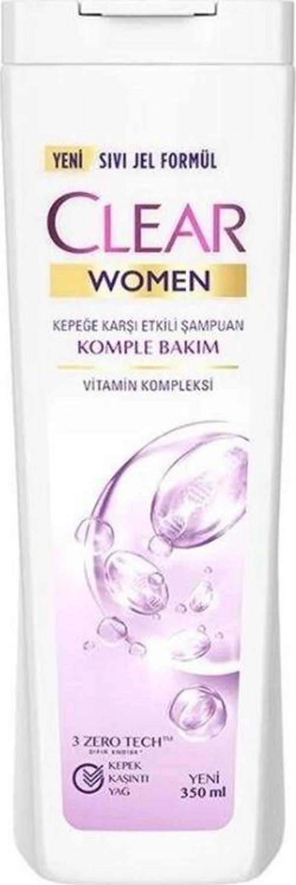 Clear Şampuan 350 ml. Women Komple Bakım - Image 1