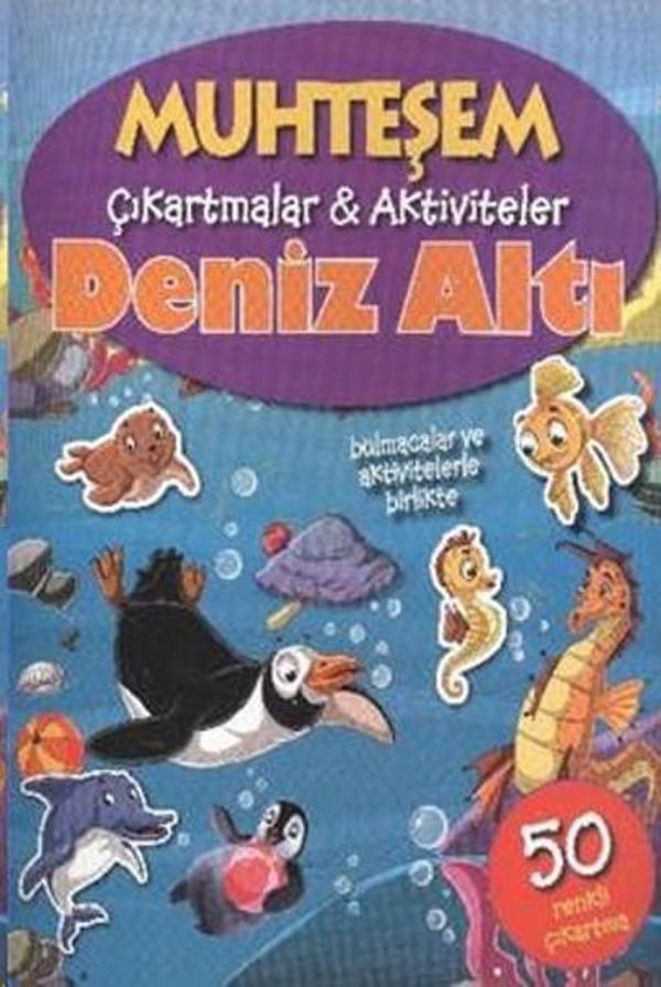 Muhteşem Çıkartmalar Aktiviteler - Deniz Altı - Parıltı Yayınları - Image 1