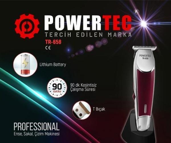 Powertec TR-658 Tiraş Makinesi - Image 1