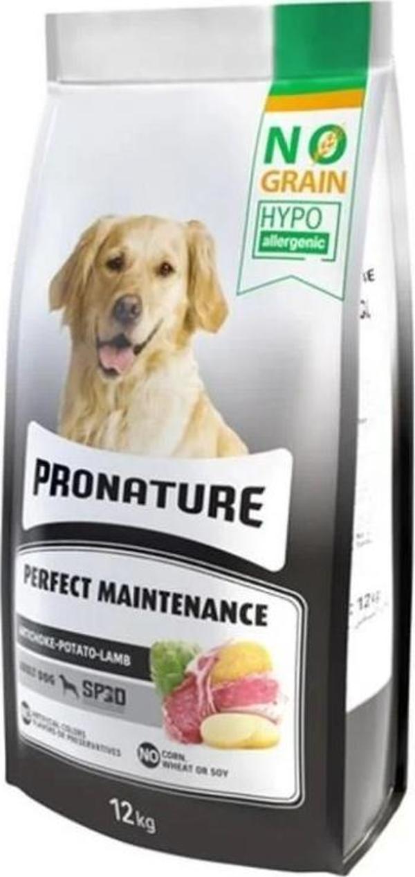 Pronature Hypo-Allergenic Kuzu Etli Enginarlı Ve Patatesli Tahılsız Yetişkin Köpek Maması 12 Kg - Image 1