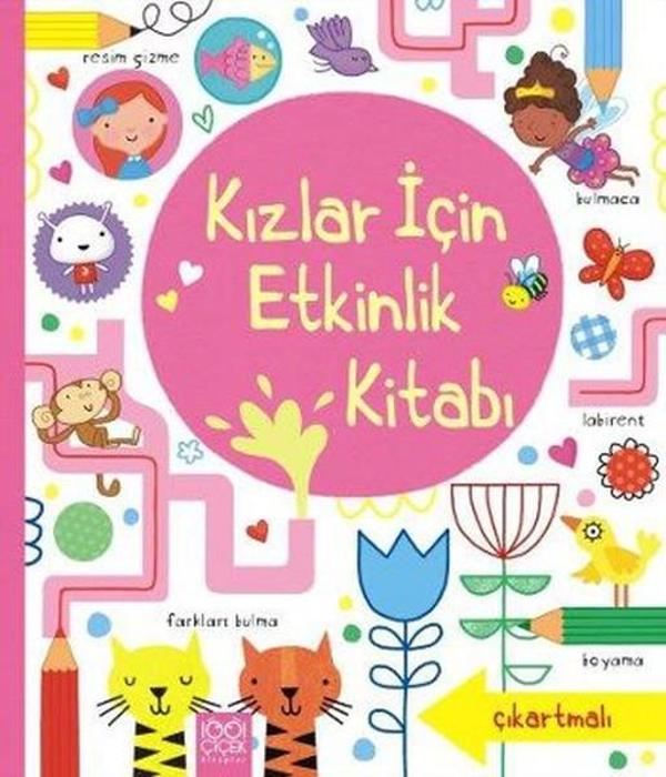 Kızlar için Etkinlik Kitabı - 1001 Çiçek - Image 1