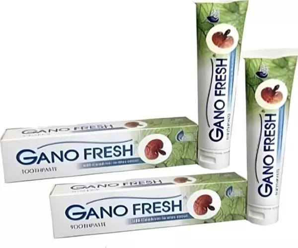 GanoExcel Fresh Reishi Mantarlı Florürsüz Diş Macunu 2x150 G - Image 1