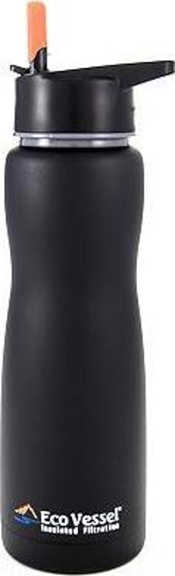 Eco Vessel Aqua Vessel Insulated Filtre Bottle Termos 0.75 Litre-SİYAH - Image 1