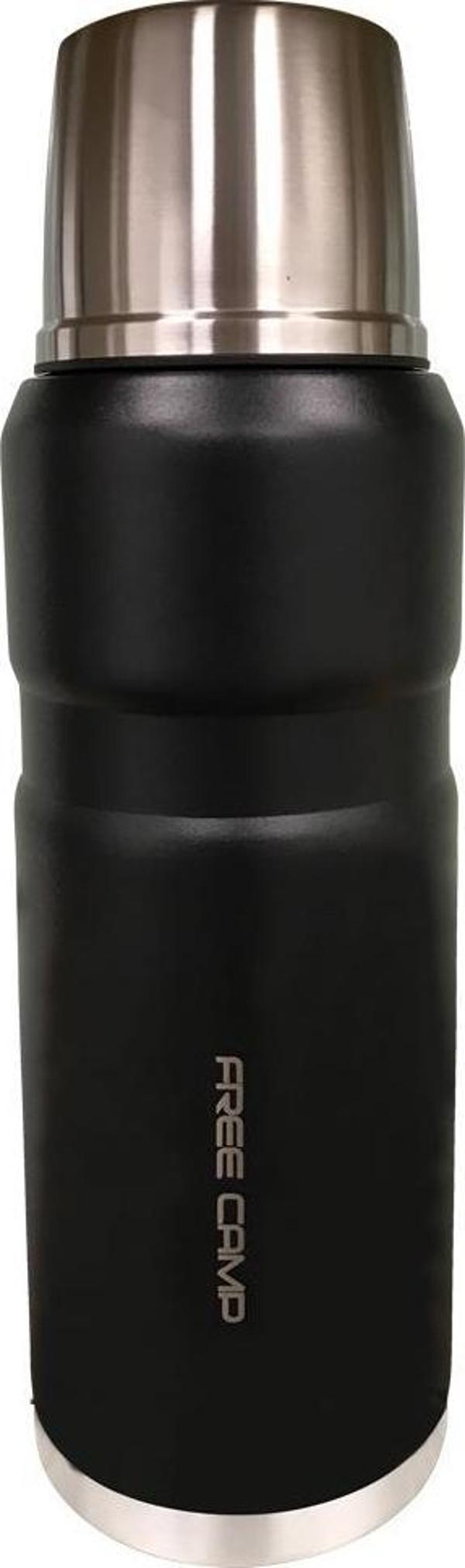 FreeCamp Nevada Termos 1 Litre-SİYAH - Image 1