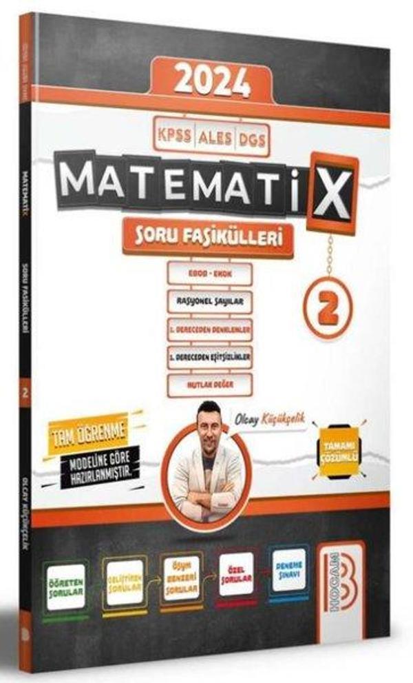 2024 KPSS ALES DGS Matematix Soru Fasikülleri - 2 - Benim Hocam Yayınları - Image 1